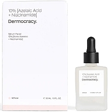 Сироватка для обличчя 10% азелаїнова кислота + ніацинамід - Dermocracy 10% Azelaic Acid + Niacinamide Facial Serum — фото N1