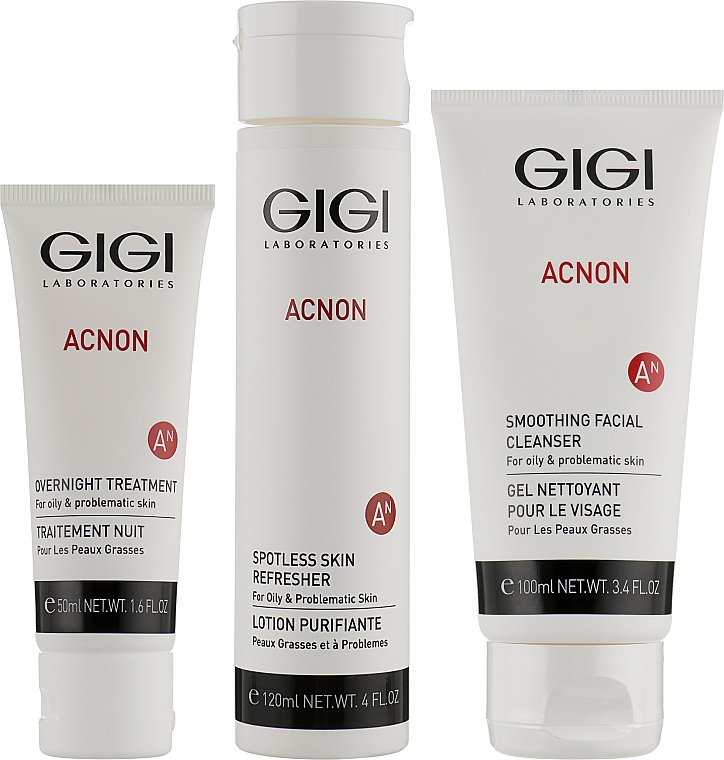 Набір - Gigi Treatment Set (cleanser/100ml + night/cr/50ml + refresher/120ml) — фото N3