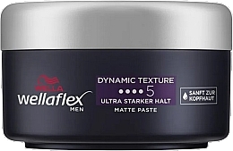 Парфумерія, косметика Матова паста для укладання волосся, для чоловіків - Wella Wellaflex Men Dynamic Texture Matte Paste