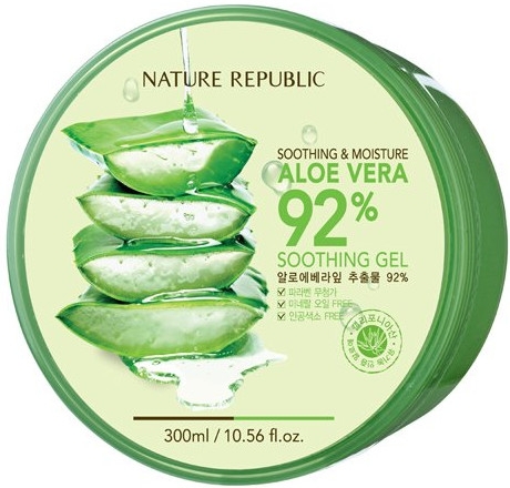 Гель для обличчя і тіла - Nature Republic Soothing & Moisture Aloe Vera 92% Soothing Gel — фото N1