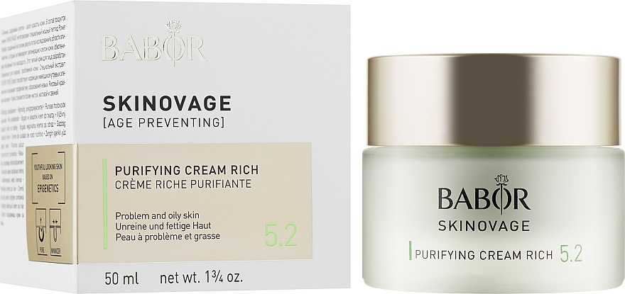 УЦЕНКА Крем рич для проблемной кожи - Babor Skinovage Purifying Cream Rich  * — фото N4