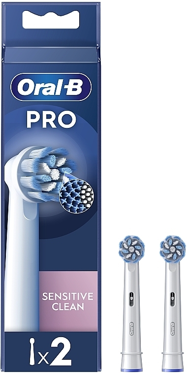 Сменные насадки для электрической зубной щетки, 2 шт. - Oral-B Pro Sensitive Clean — фото N1