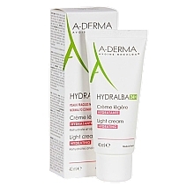 Духи, Парфюмерия, косметика Легкий увлажняющий крем - A-Derma Hydralba 24-hour Light Cream (тестер)