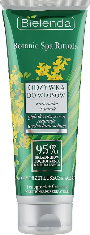 УЦІНКА Кондиціонер "Пажитник + аїр" для жирного волосся - Bielenda Botanic Spa Rituals Conditioner * — фото N1