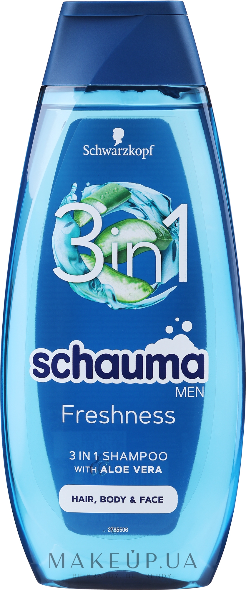 Шампунь для мужчин 3-в-1 "Морские минералы и алоэ вера" - Schauma Men Sea Minerals + Aloe Vera 3 in 1 Shampoo — фото 400ml