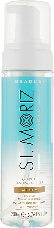 Автобронзат-мусс для постепенного загара - St.Moriz Gradual Tanning Mousse Medium