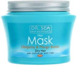 Парфумерія, косметика Маска для волосся з маслом обліпихи і манго - Dr. Sea Hair Mask Oblipicha & Butter Mango