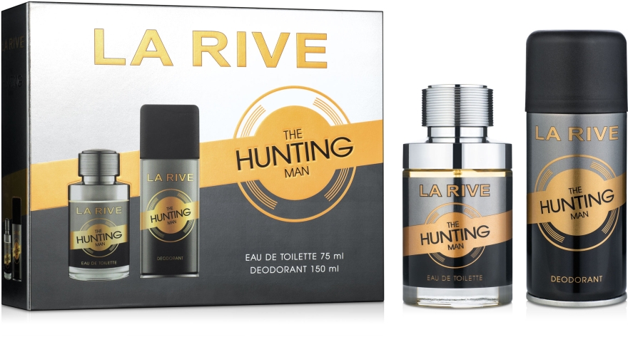 La Rive The Hunting Man - Набор (edt/75ml + deo/150ml)