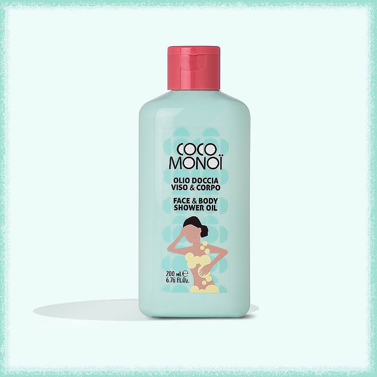 Очищающее масло для лица и тела - Coco Monoi Face & Body Shower Oil — фото N2