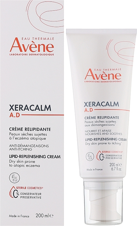 Крем для лица и тела - Avene XeraCalm A.D Cream Relipidant — фото N2