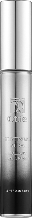 Крем для век с платиной и экстрактом черной икры, с роллером - Ottie Platinum Aura Roll-Up Eye Cream  — фото N1
