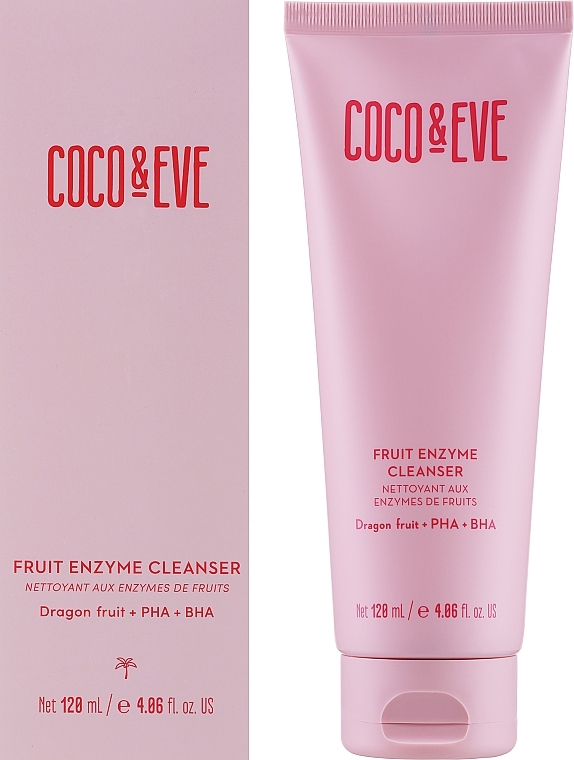 Очищувальний засіб для обличчя на водній основі - Coco & Eve Fruit Enzyme Cleanser — фото N2