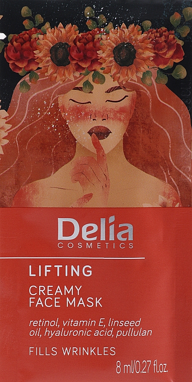 Маска для обличчя кремова "Ліфтинг" - Delia Cosmetics Lifting Creamy Face Mask — фото N1