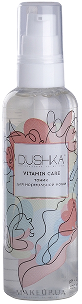 Тонік для нормальної шкіри обличчя "Vitamin Care" - Dushka — фото 100ml
