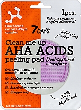 Відлущувальний пілінг-пед для обличчя - 7 Days Clean Me Up BНА ACID Peeling Pad — фото N1