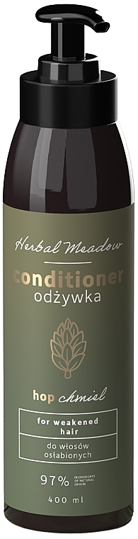 Кондиціонер для ослабленого волосся "Хміль" - HiSkin Herbal Meadow Conditioner Hop — фото N1