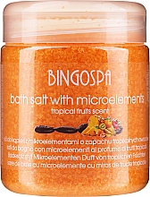 Соль для ванн с микроэлементами и ароматом тропических фруктов - BingoSpa Bath Salt With Microelements & Tropical Fruits Scent — фото N1