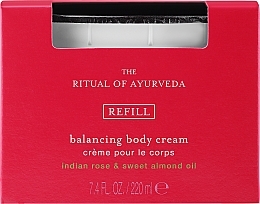 Парфумерія, косметика Поживний крем для тіла  - Rituals The Ritual of Ayurveda Balancing Body Cream Refill (змінний блок)