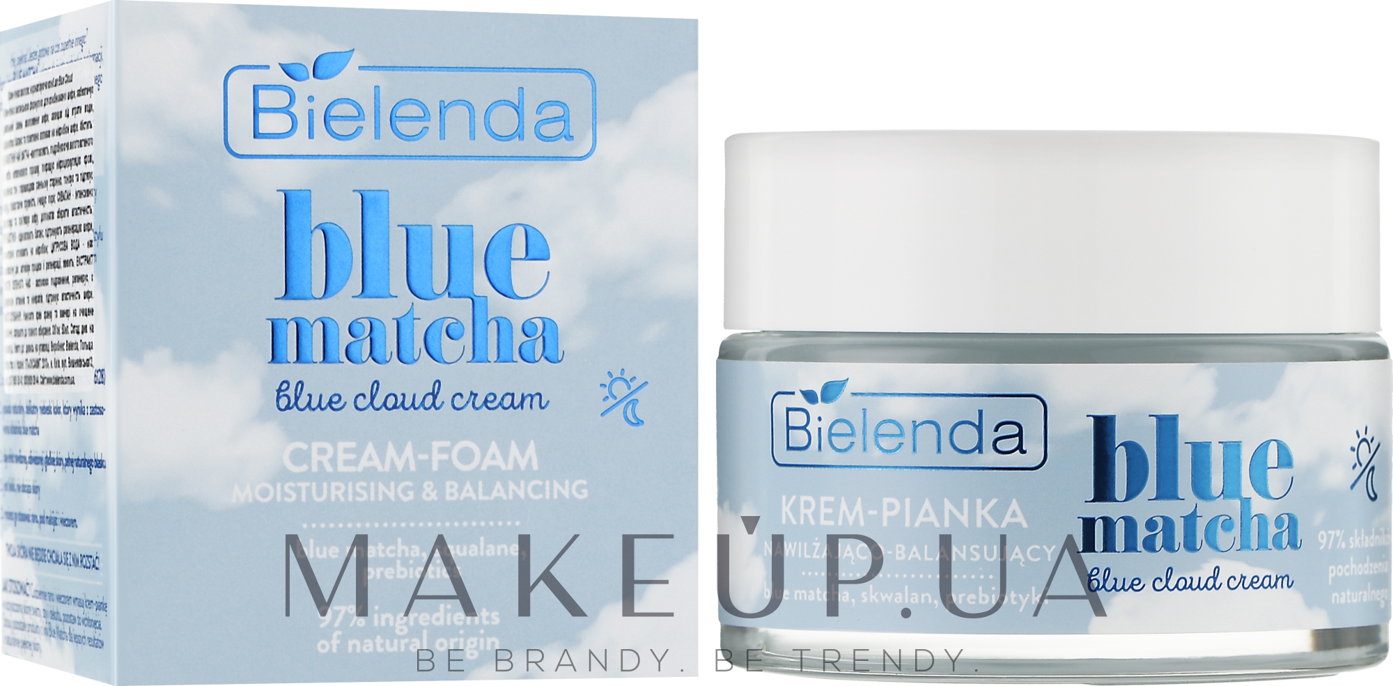 Крем-пена для лица - Bielenda Blue Matcha Blue Cloud Cream — фото 50ml