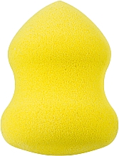 Спонж для макияжа грушевидной формы, жёлтый - Miss Claire — фото N1
