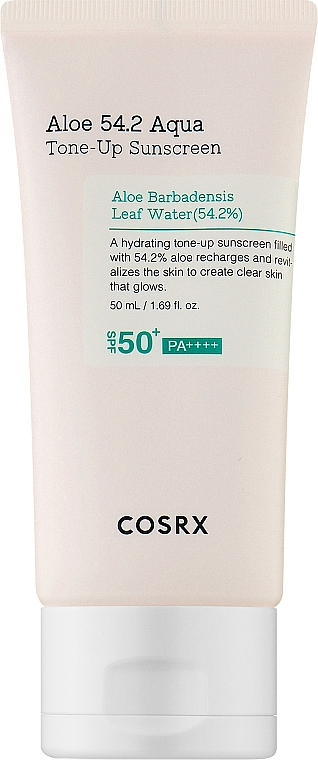 Зволожувальний сонцезахисний крем - Cosrx Aloe 54.2 Aqua Tone-Up Sunscreen SPF50+/PA++++ — фото N1