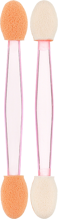 Аппликаторы для теней двусторонние SA-11, 8 см, 10шт, розовые - Silver Style — фото N2