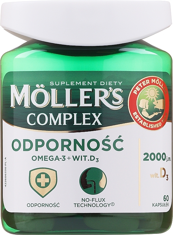 Харчова добавка "Complex Omega-3 + D3 + K2" - Mollers — фото N1
