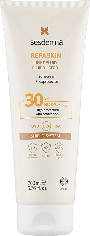 Солнцезащитный крем-гель для тела - SesDerma Laboratories Repaskin Body Sunscreen gel cream SPF 30 — фото N1