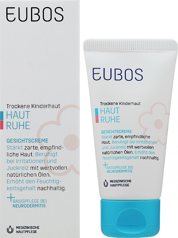 Дитячий крем для обличчя - Eubos Med Haut Ruhe Baby Face Cream — фото N2