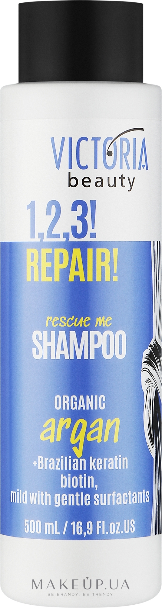 Шампунь для поврежденных волос - Victoria Beauty 1,2,3! Repair! Shampoo — фото 500ml