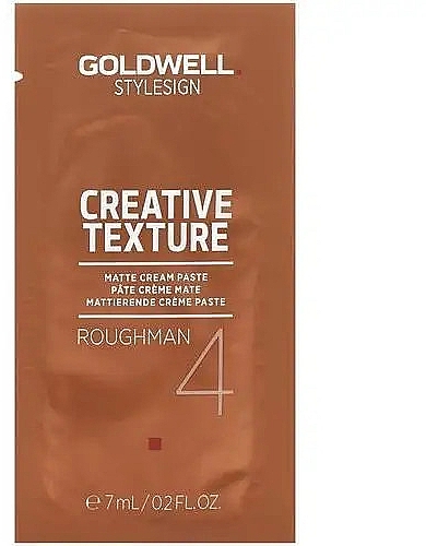Матовая крем-паста сильной фиксации - Goldwell Style Sign Texture Roughman (саше) — фото N1