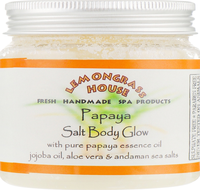 Солевой пилинг "Папайя" - Lemongrass House Papaya Salt Body Glow — фото N1
