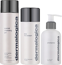 УЦЕНКА Набор - Dermalogica Best Cleanse + Glow (oil/150ml + clean/gel/250ml + clean/powder/74g) * — фото N2