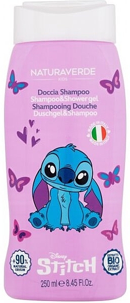 Шампунь-гель для душу для дітей "Stitch" - Naturaverde Kids Disney Shampoo & Gel — фото N1