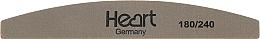 Пилка для ногтей, 180/240, темно-серая - Heart Germany Half Platinum Pro — фото N1