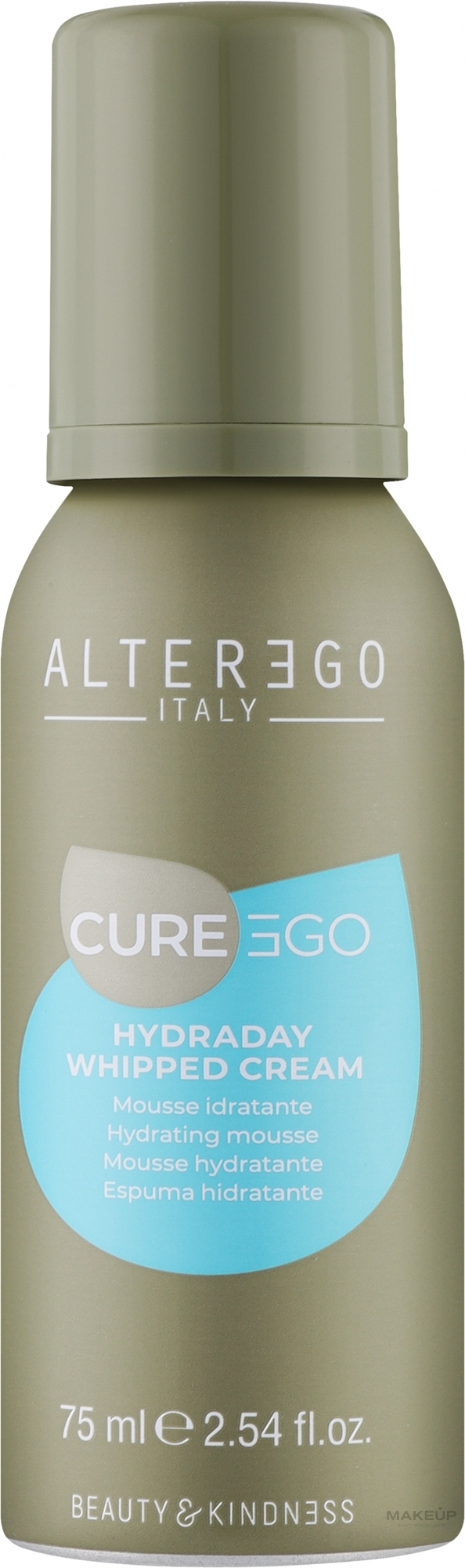 Зволожувальний мус-кондиціонер для волосся - Alter Ego CureEgo Hydraday Whipped Cream — фото 75ml