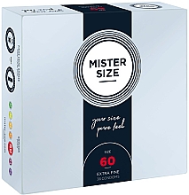 Духи, Парфюмерия, косметика Презервативы латексные, размер 60, 36 шт - Mister Size Extra Fine Condoms