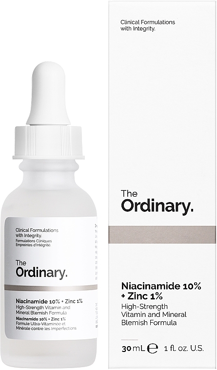 УЦЕНКА Сыворотка для лица с ниацинамидом и цинком - The Ordinary Niacinamide 10% + Zinc PCA 1% * — фото N2