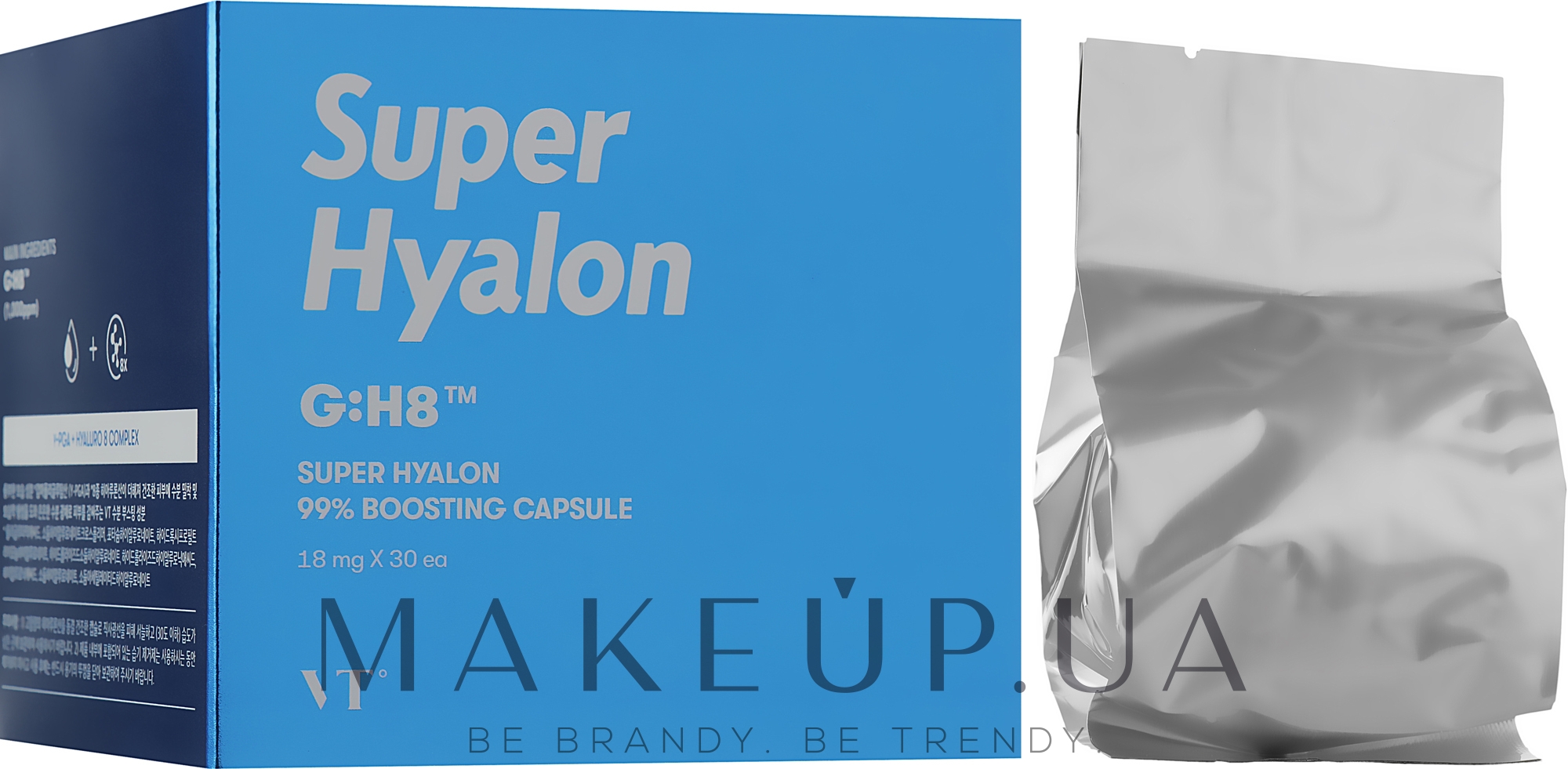 Интенсивно увлажняющие крем-капсулы для лица - VT Cosmetics Super Hyalon 99% Boosting Capsule — фото 30шт