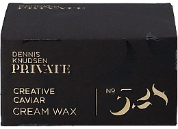 Воск для волос - Dennis Knudsen Private 528 Creative Caviar Cream Wax — фото N3