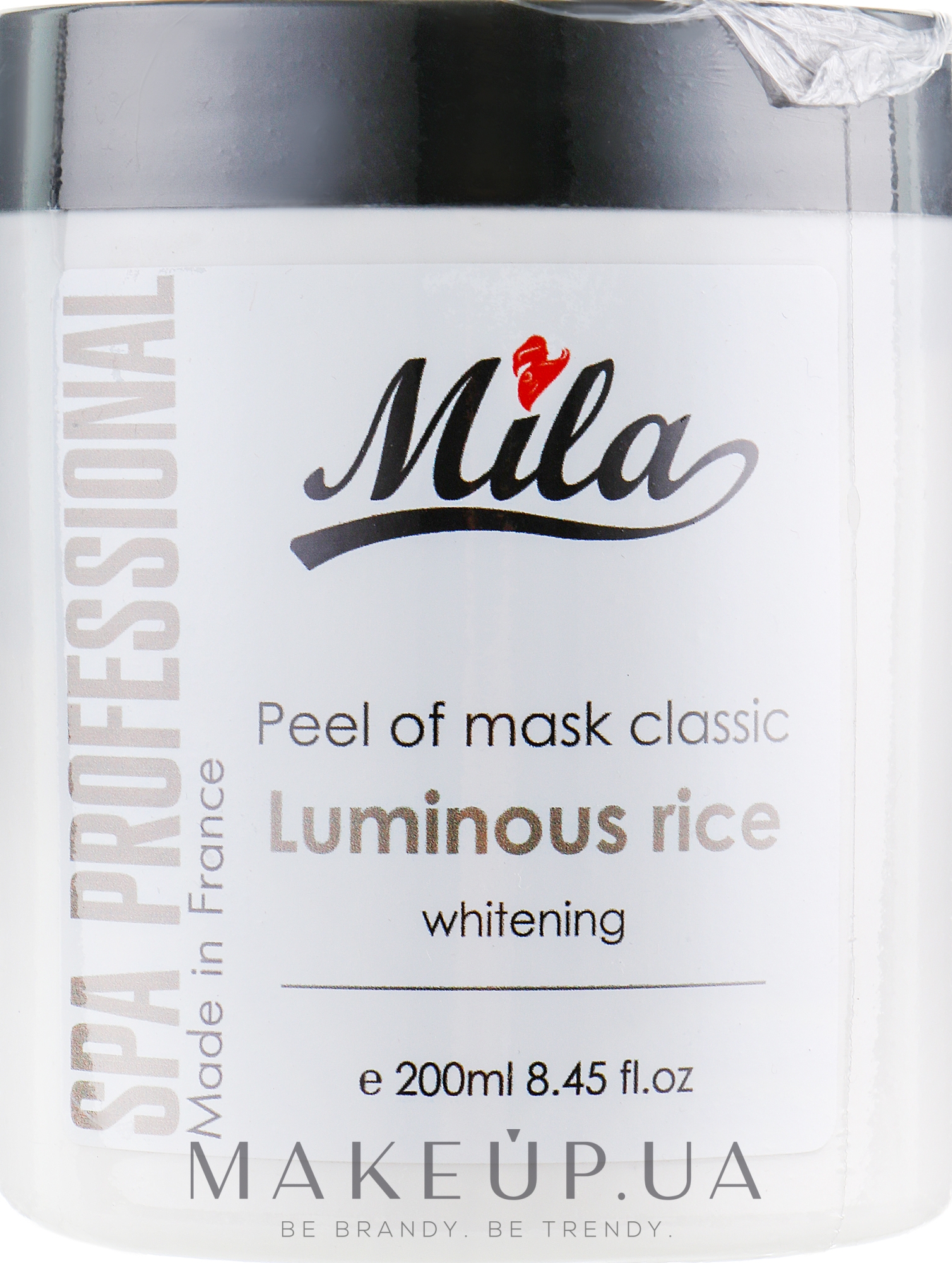 Маска альгінітна класична порошкова "Білий рис" - Mila Peel Off Mask Whitening Luminous Rice — фото 200ml
