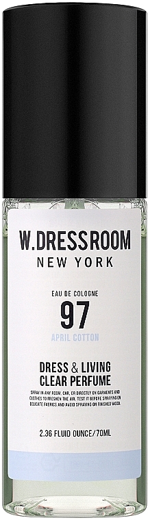 W.Dressroom Dress & Living Clear Perfume No.97 April Cotton - Парфумована вода — фото N1