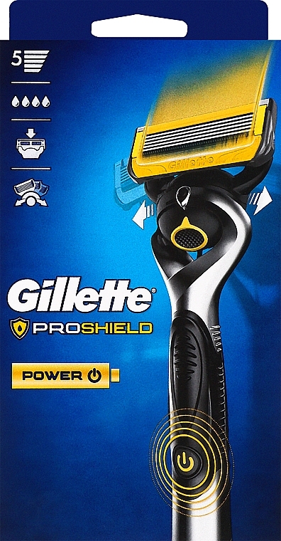 Бритва з 1 змінним лезом - Gillette ProShield Power — фото N1