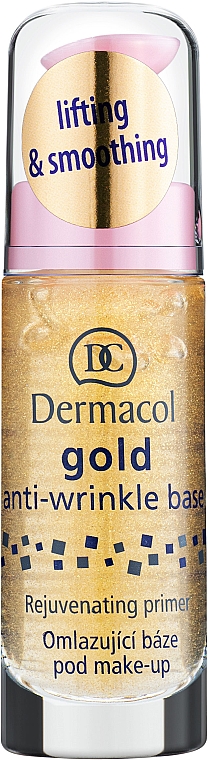 База под макияж омолаживающая с активным золотом - Dermacol Base Gold Anti-Wrinkle (помпа) — фото N2