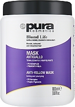 Маска для волосся - Pura Kosmetica Blond Life Mask — фото N1