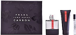 Духи, Парфюмерия, косметика Prada Luna Rossa Carbon - Набор (edt/100ml + ash/balm/100ml + edt/10ml)