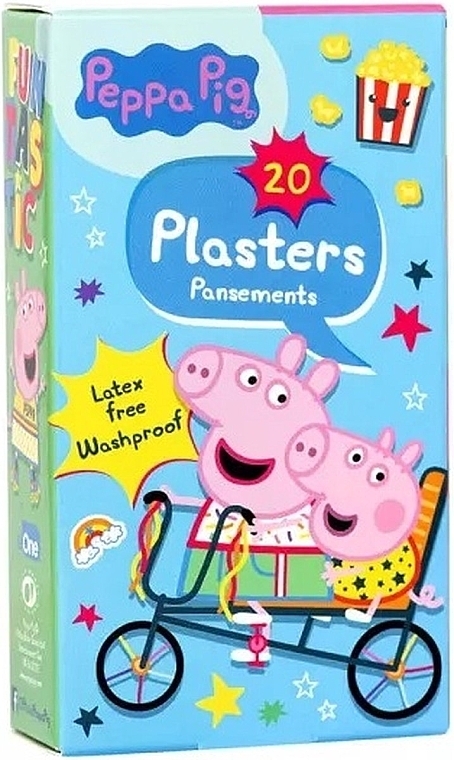 Дитячі пластирі - Peppa Pig Latex Free And Washproof — фото N1