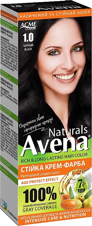 Стійка крем-фарба для волосся - Acme Color Avena Naturals — фото N1