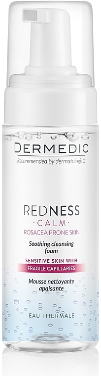 Успокаивающая очищающая пенка для лица - Dermedic Redness Calm Soothing Cleansing Foam