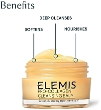 Бальзам для умывания - Elemis Pro-Collagen Cleansing Balm (мини) — фото N2
